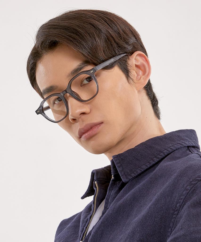 Eseubika Bert2-C02 Blue Light Horn-Rimmed Glasses