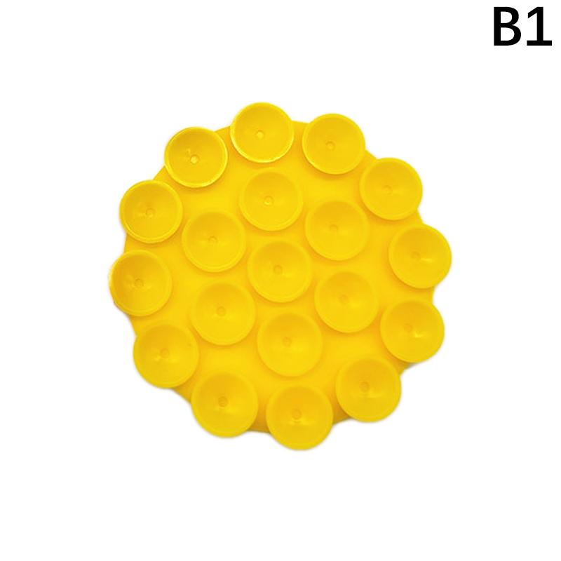 Double Side Silicone Suction Pad For Mobile Phone Fixture Suction Cup Backed Adhesive Rubber Sucker Pad For Fixed Pad