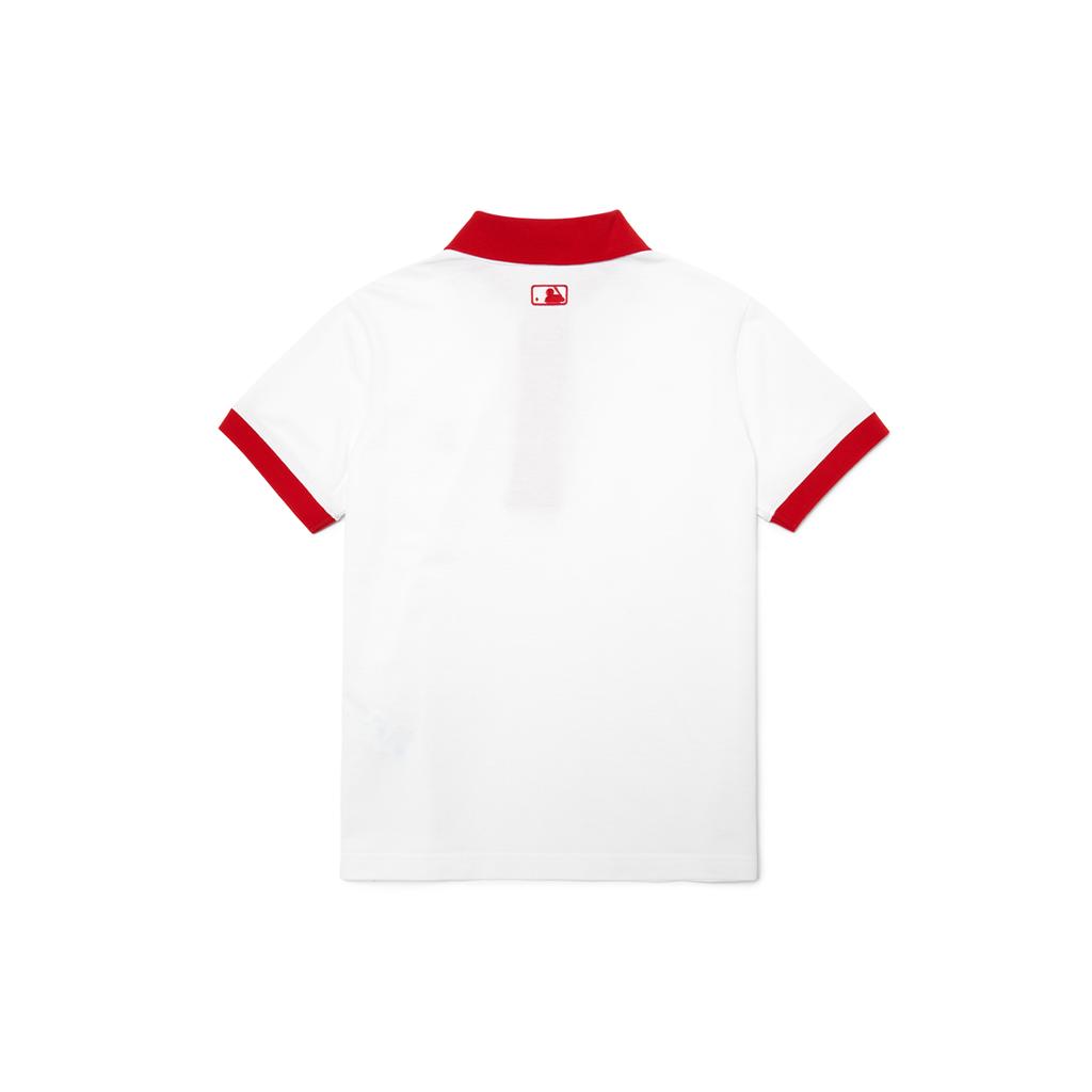 New MLB Polo Shirts Women's White 3FPQ03023-43RDS