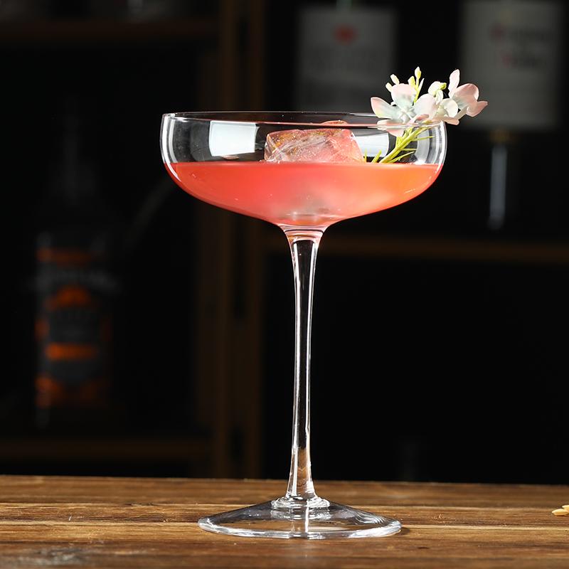 2PCS 185ML Coupe Cocktail Glass Martini Glass Crystal Set of 2