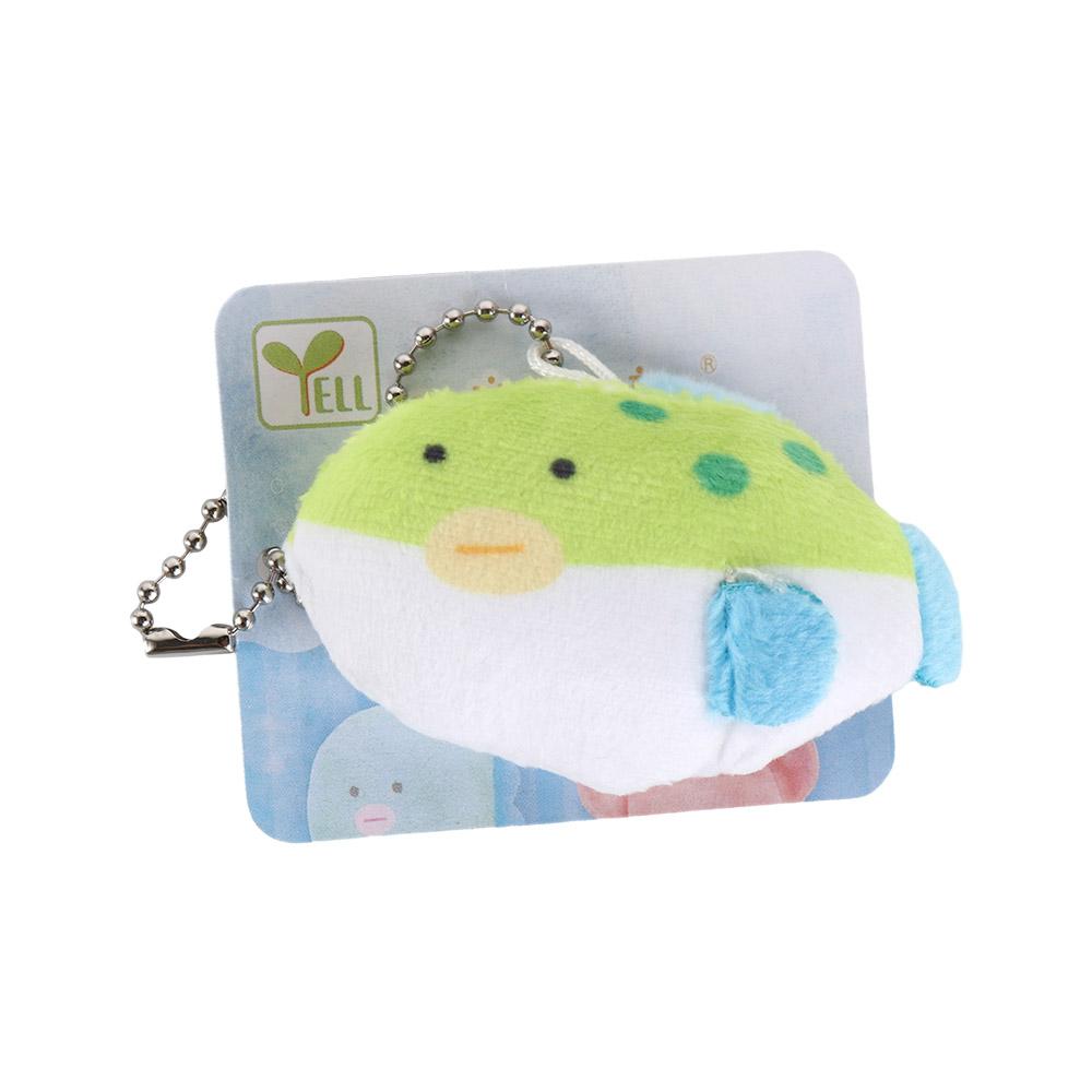 Porte-clés Cartoon Requin 12CM Pendentif Sac Requin Porte-clés Pendentif Porte-clés Requin Jouet en Peluche Animal Marin beige