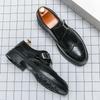 Slip-on Skor Herrskor Stil Fritidssneaker Sommarsneakers för Män Original Sneakers Repliker Nötskinn Läder Loafers