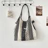 Hanfeng Summer Largecapacity Hand Carry Shoulder Bag Drawstring Shopping Bag Fresh Floral Tote Bag Underarm Bag