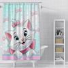 Shower Curtain Waterproof Polyester Fabric Paint Colorful Bath Disneys Marie Cat Curtains Home Bathroom Decor Curtain With Hook