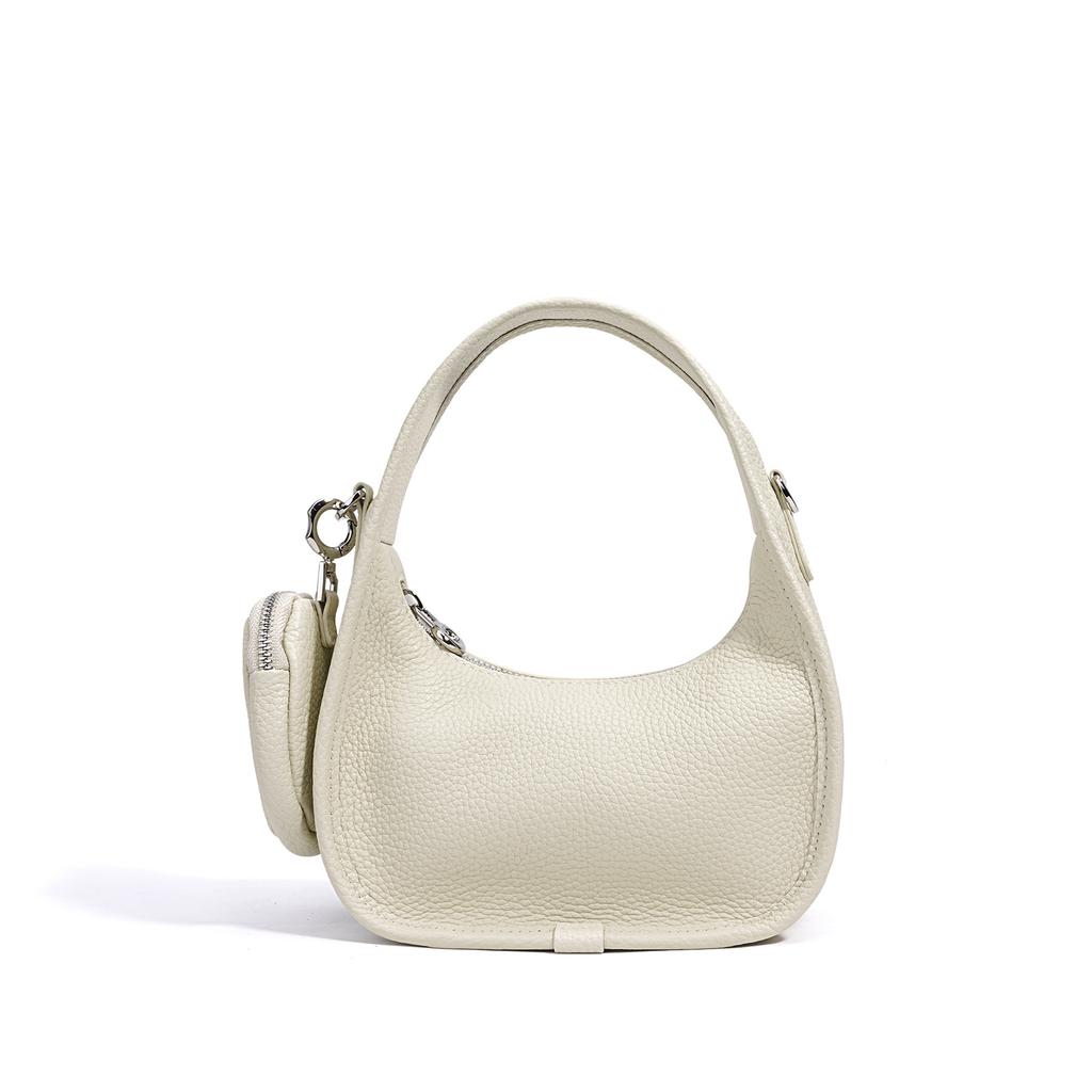 Neue kleine Tasche, Premium-Handtasche, Ein Schulter, Unterarm-Crossbody-Halbmondtasche, Kopfhörertasche.