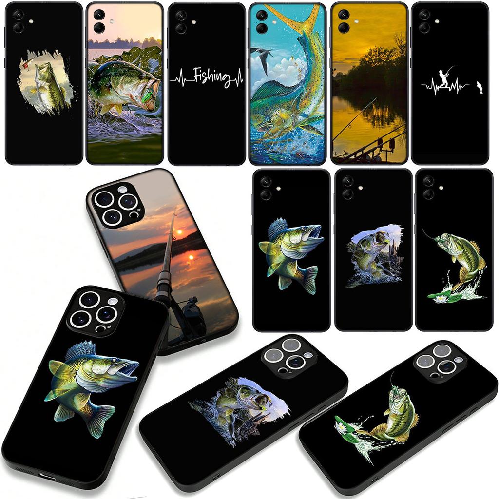 Activities Fly Trout Carp Fishing Rod Fish Cover Phone Case for OPPO A18 A16 A17 A38 A54 A40 A60 A80 A78 A79 A57 A55 A96 A15 A53