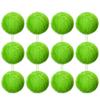 12pcs Lemon Green Fluffy Ball Soft Faux Fur Plush Texture Holiday Theme Hanging Detail Festive Tree Decor Accessory