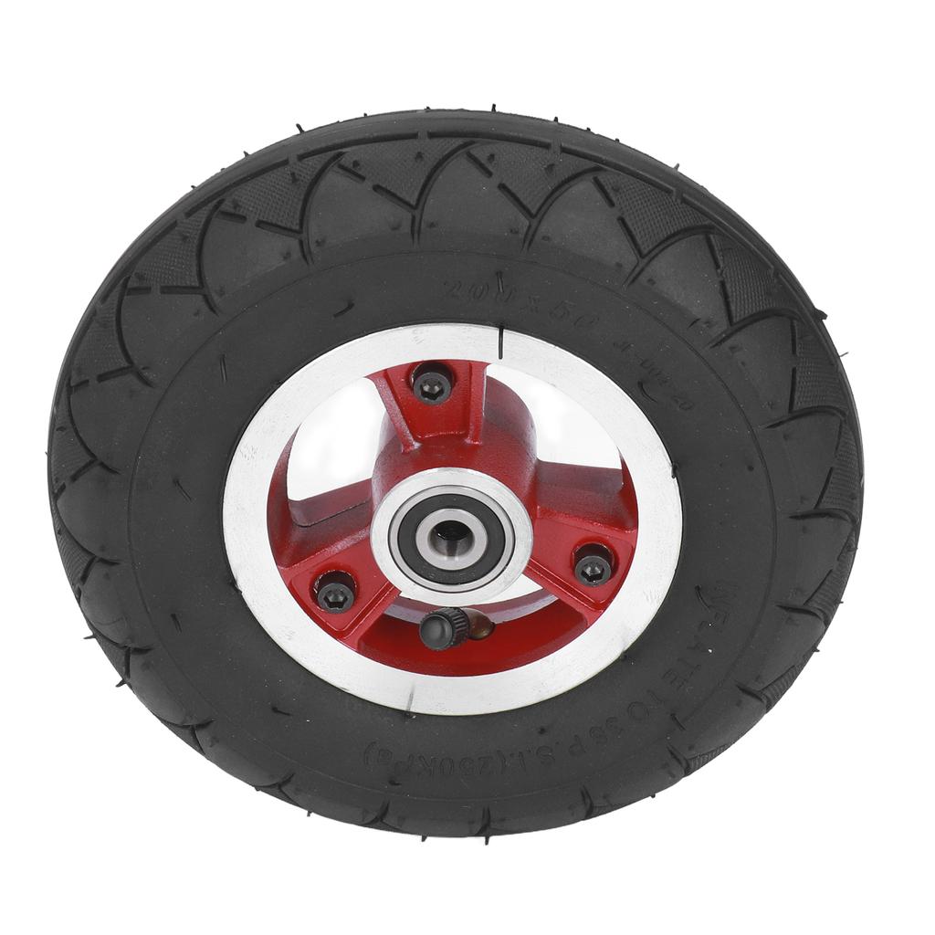 Ruote gonfiabili 200x50mm 8 pollici Antiesplosione Antiscivolo per Scooter Elettrico con Mozzo in Lega