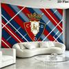 Osasuna Wall Tapestry Aesthetic Wall Hanging Printed Fabric Blanket Decorative Tapestries for Bedroom Living Room Home Decor