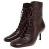 Zara Fashionable Sheepskin Short Boots Women Boots Red-Brown 13103510700