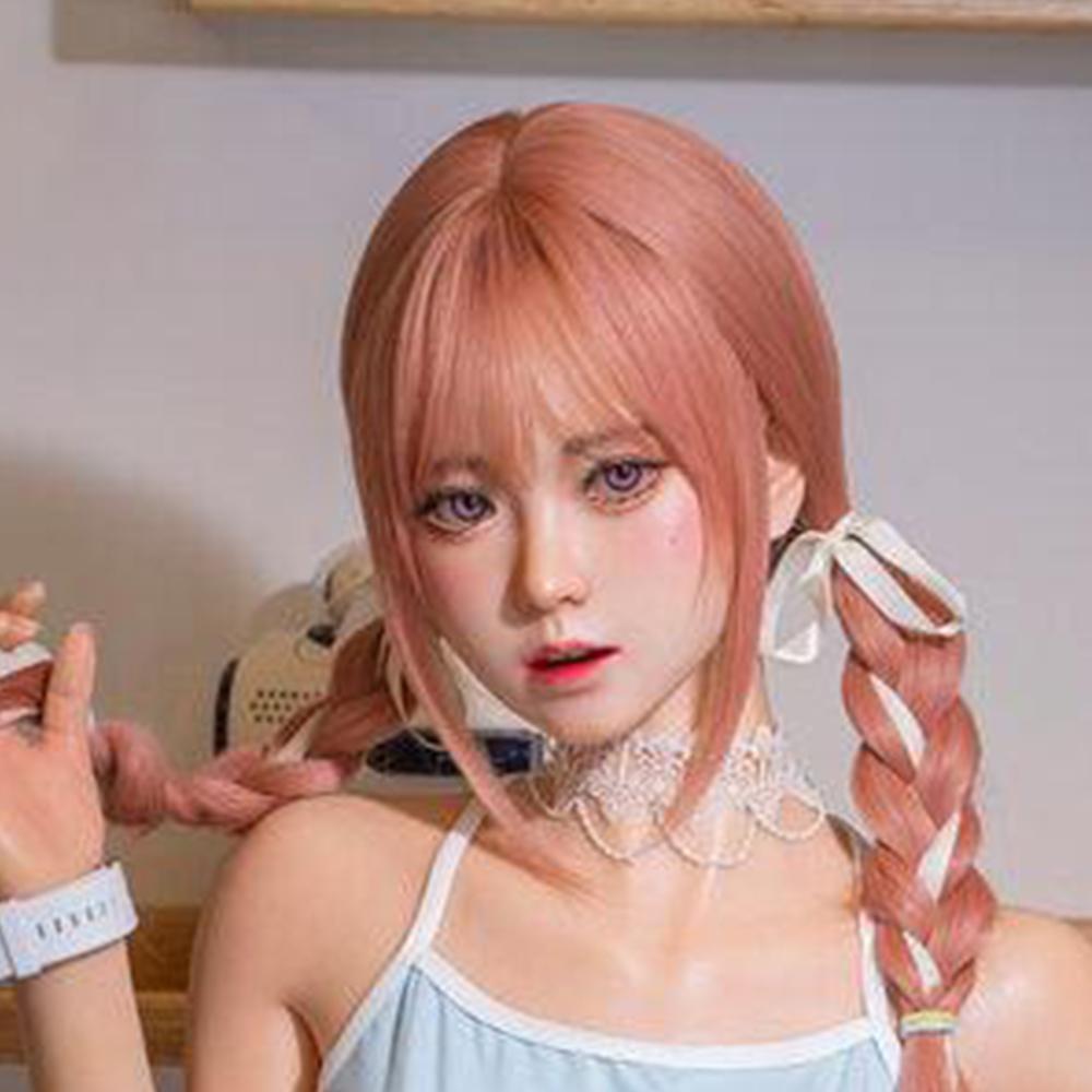 Replaceable TPE Head for Sex Dolls (Fits 130-180CM Bodies) - Upgrade Your Doll's Realism with a Wig-Compatible, Lifelike Head