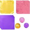 300 Pcs Chocolate Bar Wrappers, 6x6 Inches Candy Bar Wrappers Colored Aluminum Foil Candy Wrapping Paper for Chocolate Bar Packaging Candy Packaging