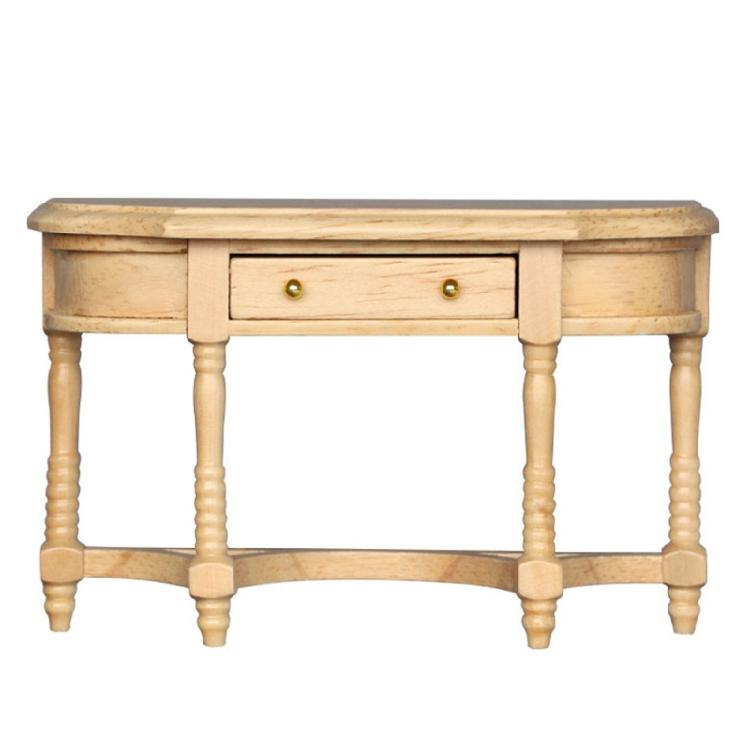 

Miniature Desk with Functional Drawer for 1/12 Scale Dollhouses Enthusiasts and Collector Home Scene Display Accessories 1