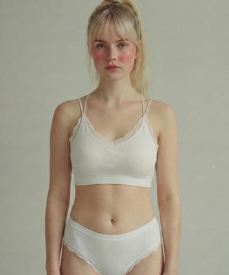 Hoen Breeze Cotton Ribbed Bralette Set ( 5 Colors / Free)