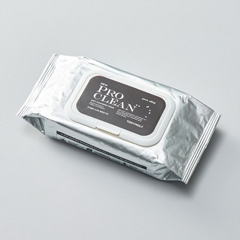 

[Tony Moly] Pro Clean Мягкие очищающие салфетки 50 шт.