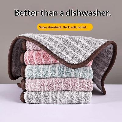Kitchen Degreasing Rag, No Hair Loss, Cleaning Towel, Water-absorbing Decontamination Wipe, Tablecloth, Scouring Cloth, Cleaning Cloth