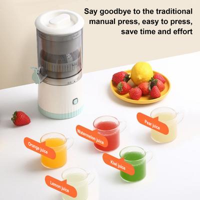 Elektrický odšťavňovač USB dobíjecí přenosný Easy Clean Pomeranč Limetka Citrus Grapefruit Limon Limon Odšťavňovač ovoce Kuchyňské pomůcky