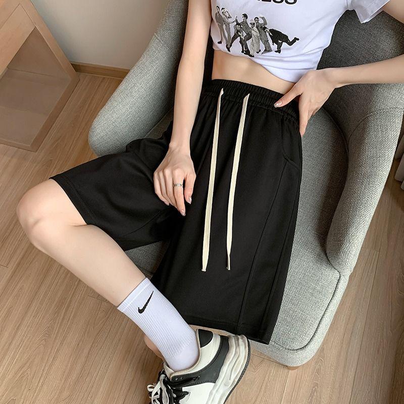 

Plus Size High-Waisted Wide-Leg Casual Summer Pants for Women L for 85-110 jin