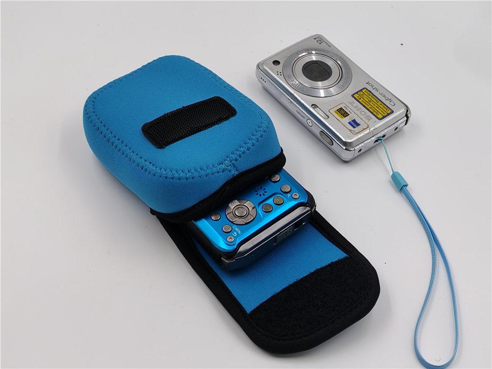 Neoprén Fényképezőgép Táska tok Canon SX740HS SX730HS SX720 G7X2 G7X3 Sony ZV1F ZV1 ZV1II RX100 RICOH GR GRII GRIII Lumix LX10 készülékekhez