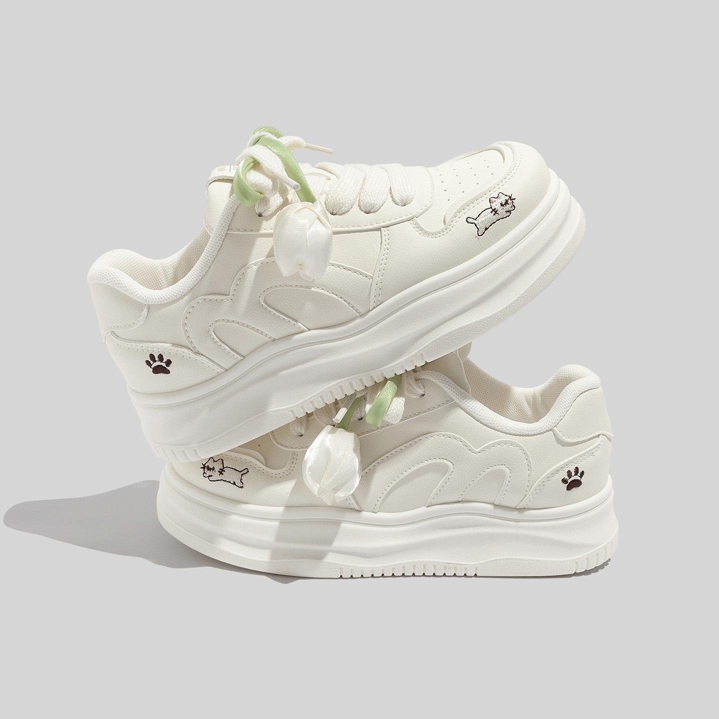 Belle spring casual new student platform high-value breadboard shoes 35