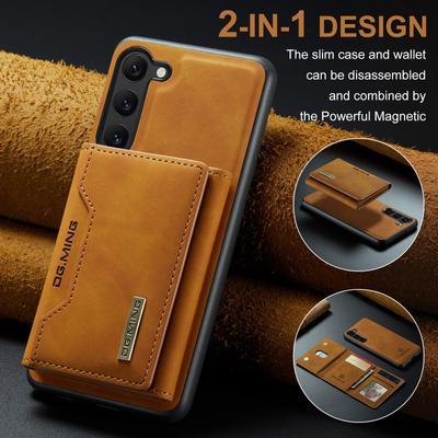 Capa de couro de luxo vintage para celular Samsung Galaxy S23 Ultra S21 S22 Plus S20 Fe Fold 4 3 capas com suporte para cartão