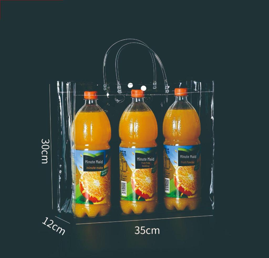 Průhledná taška z PVC – přizpůsobitelná malá dárková taška