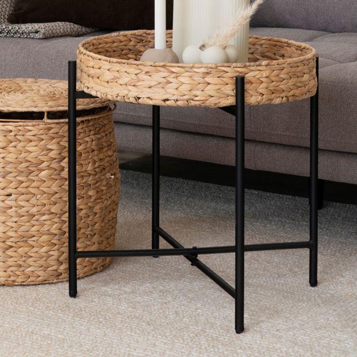 Naro Corner Table Ø50cm Natural.