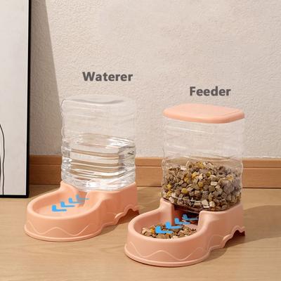 Automatic Cat Feeding Pet Supplies Drinking Bowl Pet Feeder Dog Food Dispenser Corner Dog Bowl