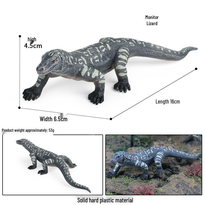 Children s Educational Reptile Models: Lizard & Chameleon Set