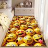 Smiley Faces Emoji Pattern Carpet suitable as a non-slip mat for the living room or bedroom sofa