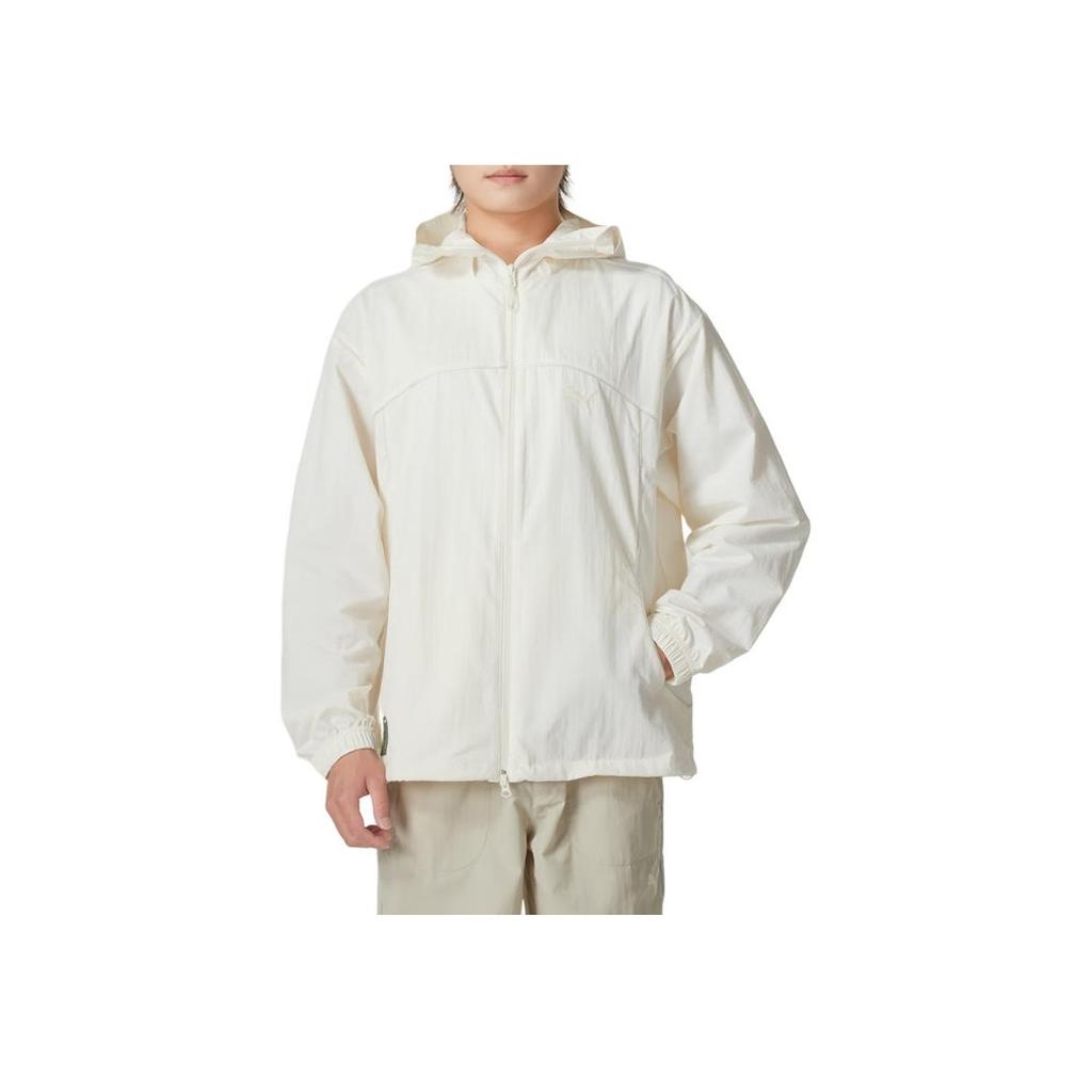 Puma Comfortable Breathable Running Fitness Training Hooded Solid Jacket Men Jackets White 628484-87