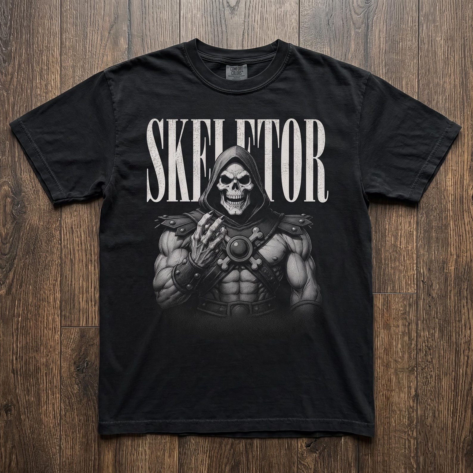 Skeletor T-Shirt | Masters of the Universe Retro Villain Comfort Colors Tee M