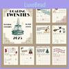Calendrier 2025 Style Vintage Chat et Chien Avec Magnifiques Illustrations Parfait Pour les Cadeaux et la Décoration Intérieure