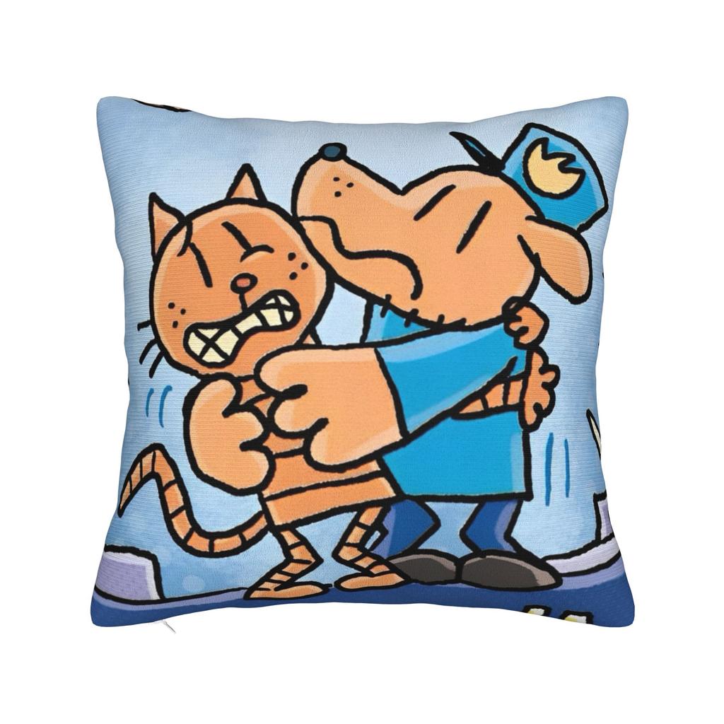 Dog Man Comic Pillow Cover Accessories Printing Cushion Cover Decor  Pillow Case Cover Seat Multiple Sizes