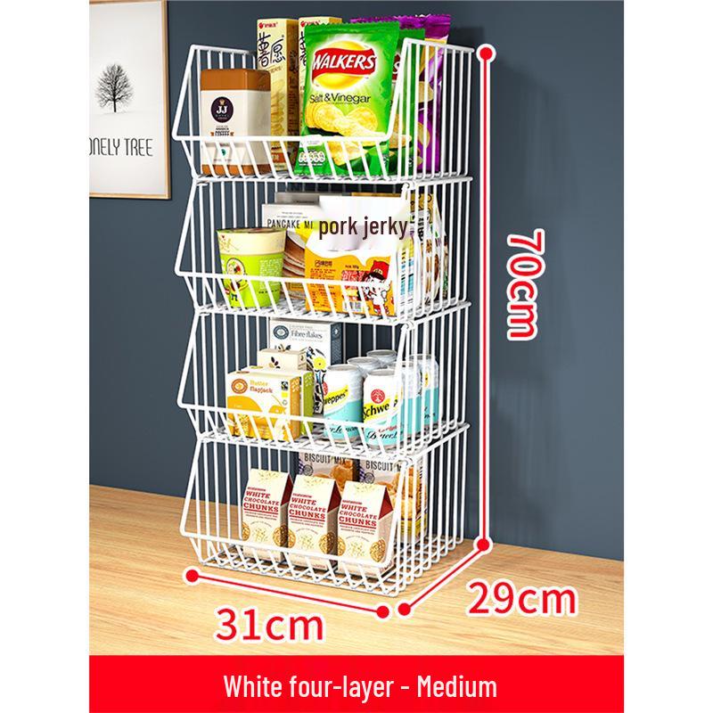 Multilayer Snack & Drink Storage Rack for Kitchen & Dining Table, Living Room & Tabletop Fruit Organizer