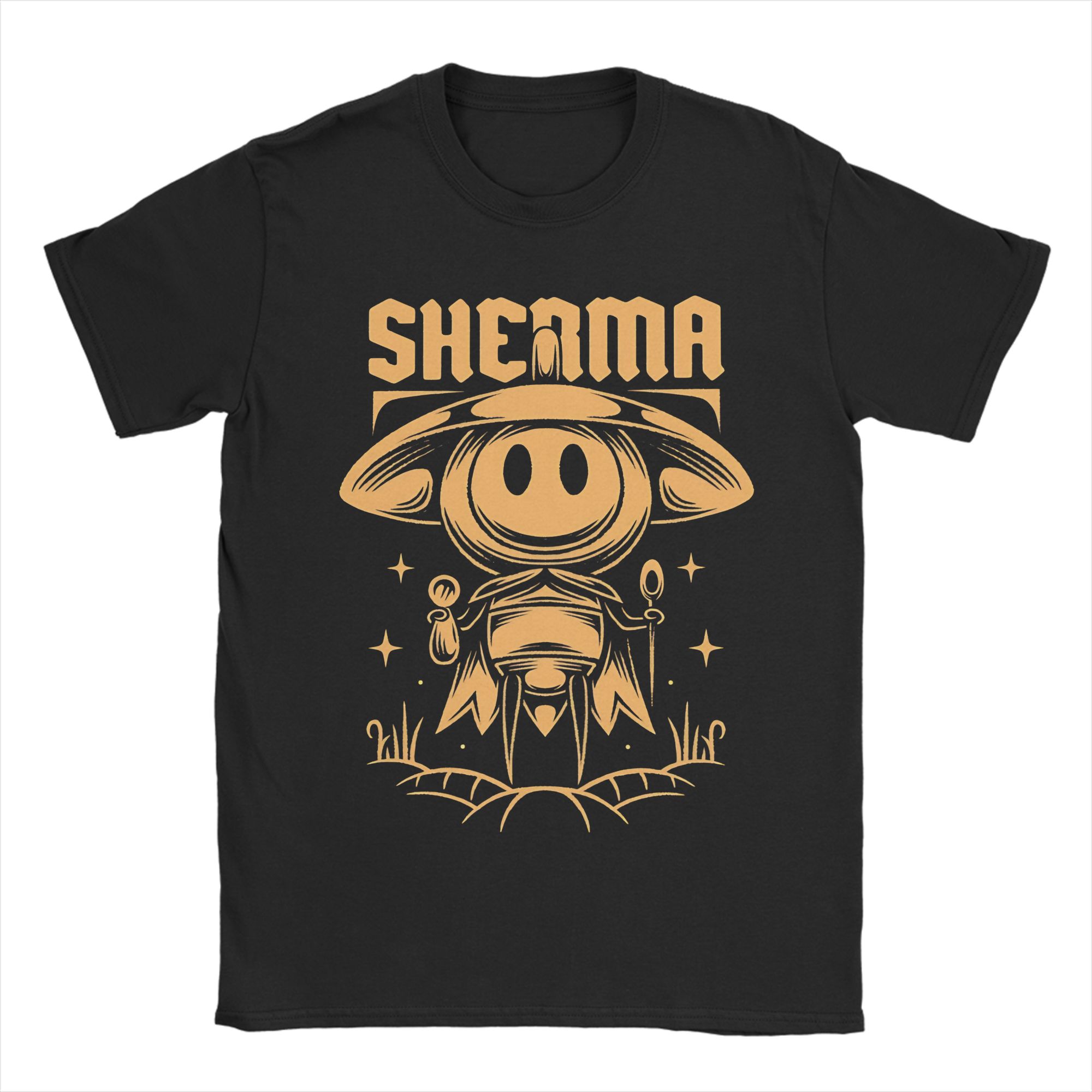 

Men Women Graphic Printing Hollow Knight Silksong Sherma T Shirt Tee Cotton T-shirts Clothing S разноцветный