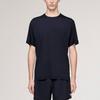 Y-3 SS26 Mesh Splicing Design Round Neck Short Sleeve T-Shirt Men Tops KF6197