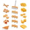 37 Pieces / Set of Kitchen Baking Tools Fondant Ribbon Cutter, 4 Different Gear Embosser Set for Cake Dough Cutter Pastry Tools