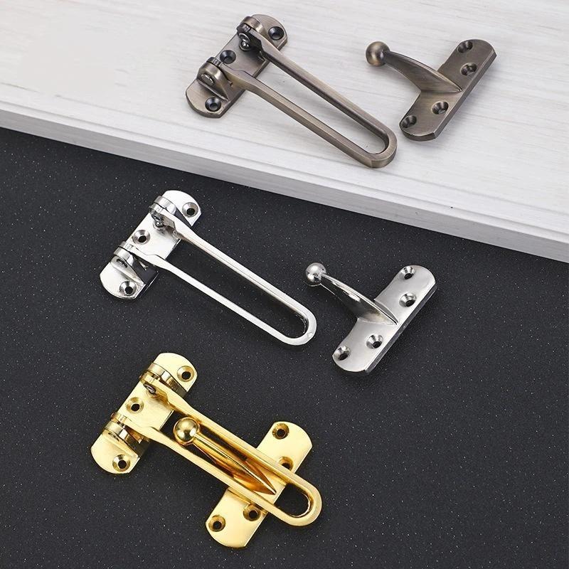 1Pcs Anti-Theft Buckle Door Buckle Door Bolt Door Lock Buckle Hasp Door Anti-Lock Buckle Household Thickening Mute Anti-Rust