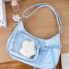 Borsa a spalla piccola Y2k Harajuku Donna Coreana Trasparente Ita Bag Borsa a tracolla per la scuola Borsa a mano da donna Designer giapponese PreppyBorsa a mano Portafoglio
