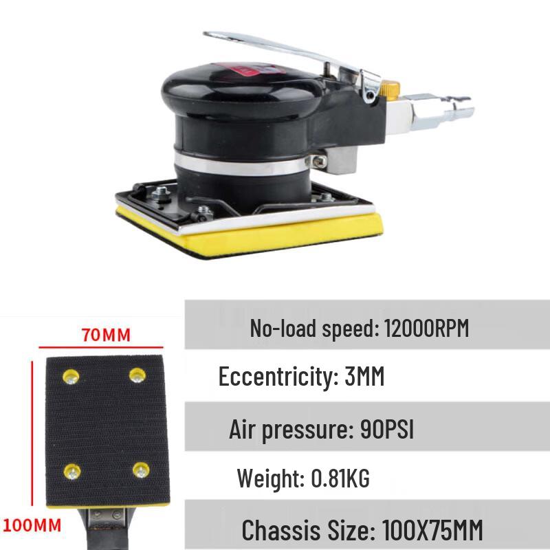 Brangdy Pneumatic Orbital Sander/Polisher CN Plug (adapter Included)