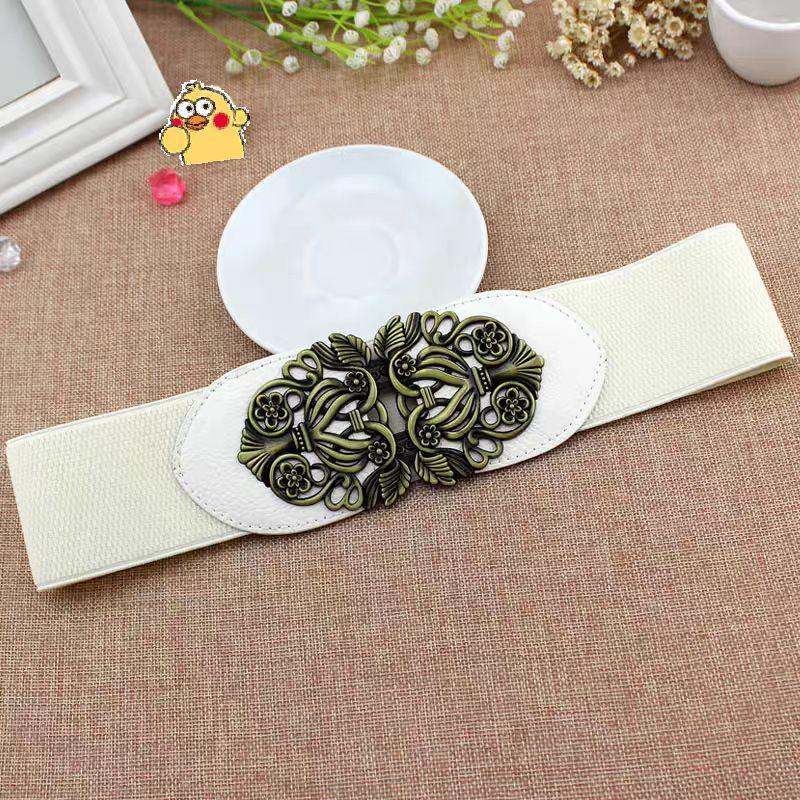 Women's Elastic Wide Belt for Casual Fashion Dresses & Jackets
