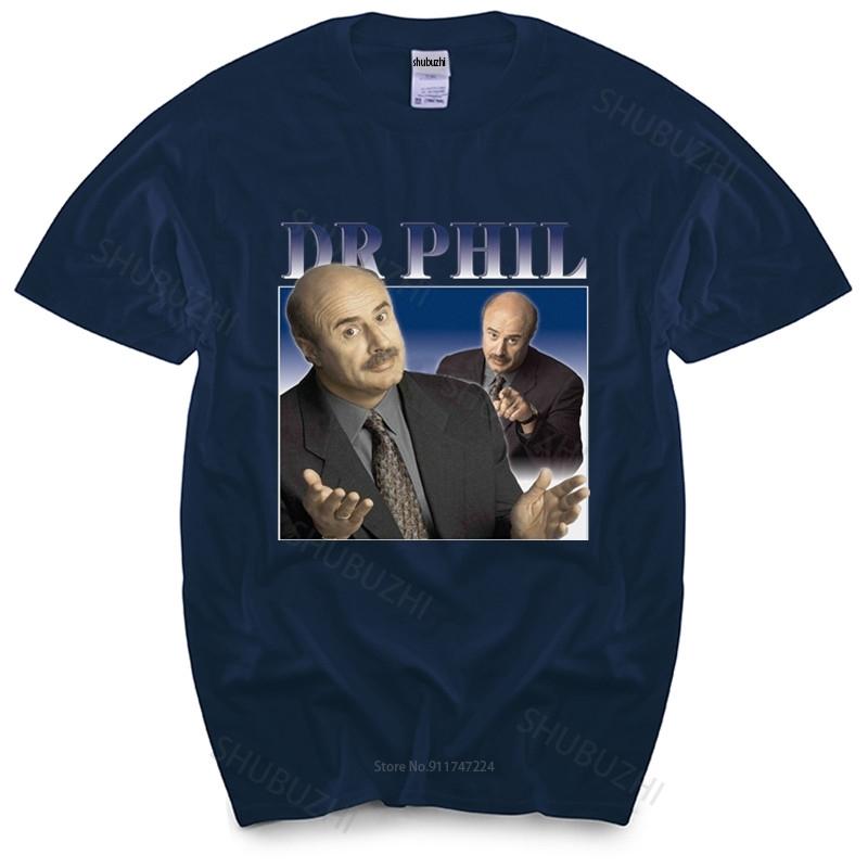 new fashion tshirt men crew neck tees Men T shirt VINTAGE Dr Phil Tee Black Women tshirt many color tops fashion unisex tees