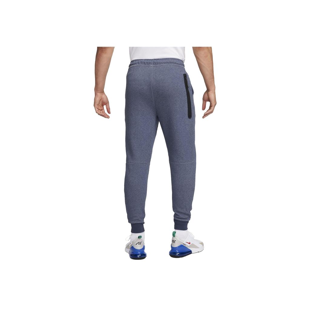 Nike FC Barcelona Tech Fleece Third Logo Embroidered Drawstring Knit Sports Pants Men Pants Thunder-Blue DX8442-437