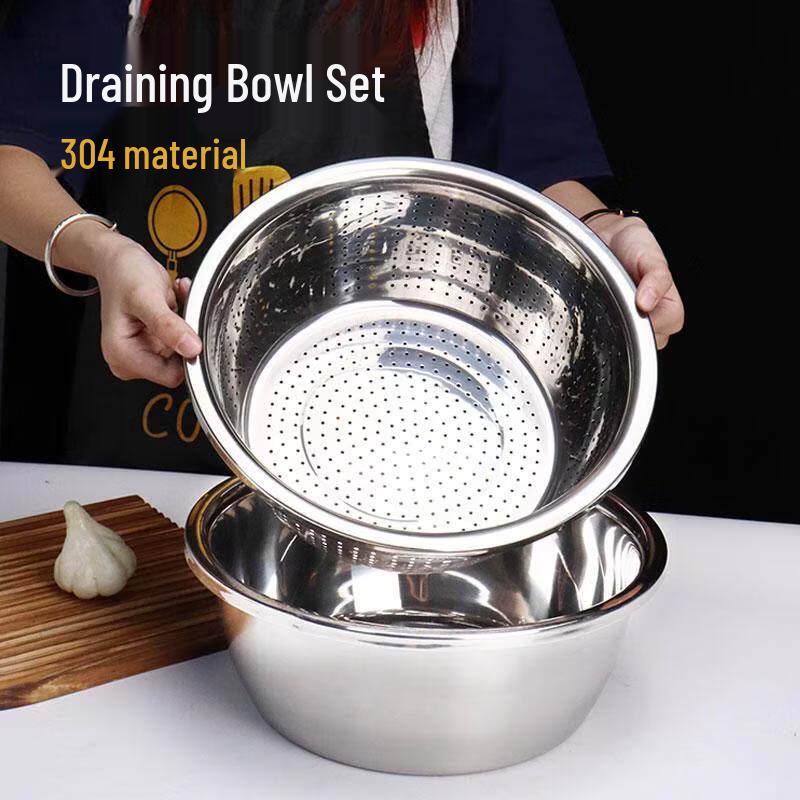 304 Stainless Steel Round Kitchen Basin