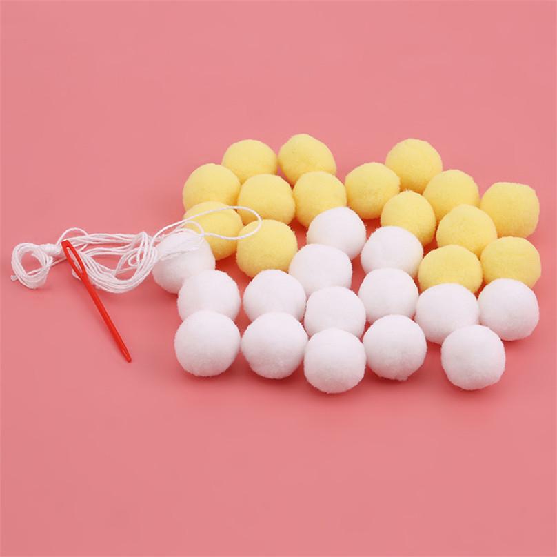 Tent Pom Garland Hanging Ornaments Bedroom 1Pc Ball String Wall Hanging