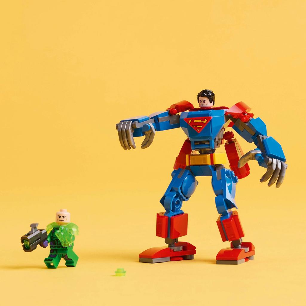 LEGO Super Heroes Superman vs. Hračka Lex Luthor, Dárek k narozeninám, Vzdělávací stavebnice, Figurky, Hračky pro kluky a holky ve věku 6, 7, 8 a 9 let, 76302