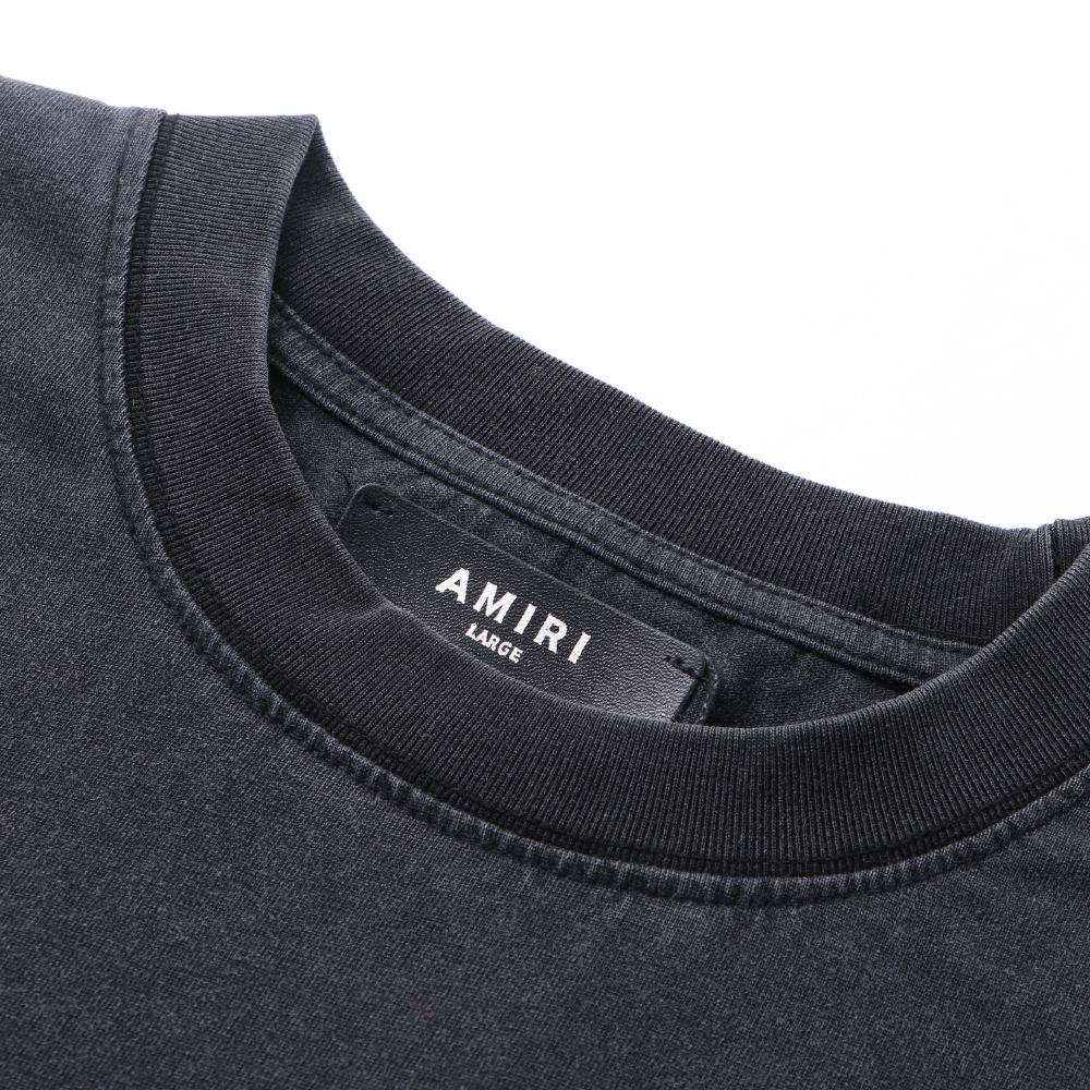 6507 Amiri 2026 Summer New Men's and Women's Loose High Quality Cotton Plus Size T-shirt Couple T-Shirt
