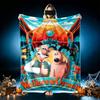 1pc Wallace Gromit Blanket, Home Printed Throw Blanket - Soft Blanket Gift for Family, Washable Sofa Bed Blanket