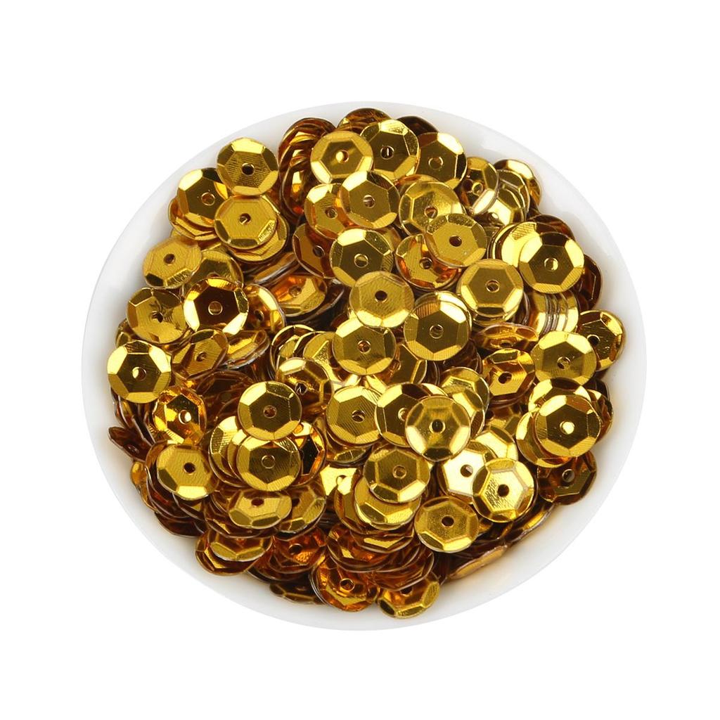 1200pcs(20g) 6mm Sequin PVC Flat Round Loose Sequins Paillettes Sewing Wedding Craft Women Garments Accessories